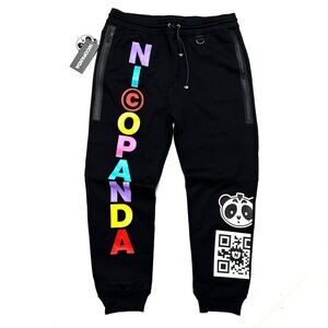 Nicopanda Lady Gaga XL Sweatpants Jogger Pants Panda Nation Unisex Womens Mens